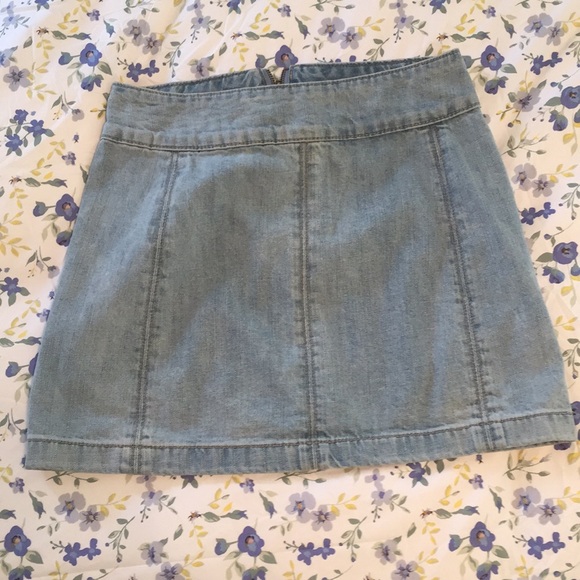 Free People Dresses & Skirts - Free People Jean Skirt size 4